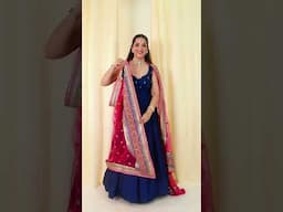 Shaadi ke heavy dupatte aise reuse karein #draping #indianwedding #youtubeshorts