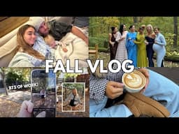 VLOG: FUN Busy Weekend! GRWM (hair & makeup), BTS of Content Creation, Cabin Update | Julia & Hunter