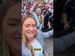 LAURA WOODS CAUGH FLIRTING WITH SCOTLAND FANS AT EURO 2024