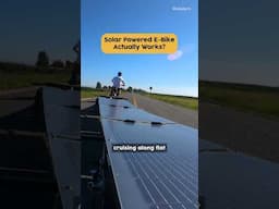 He tried to ride to the Canadian border 😳 #solar #mtb #ebike #diy