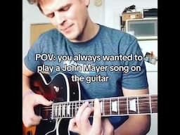 WATCH THIS IF YOU LOVE JOHN MAYER #johnmayer #guitar #guitarlesson #guitarist