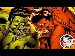 Red Hulk vs Incredible Hulk - Full Story