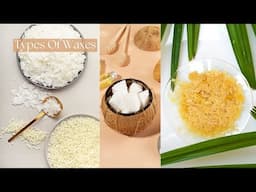 Types of Waxes (Module 2 - Lesson 1)