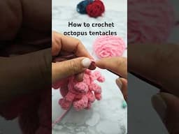 How to crochet octopus tentacles #crochet