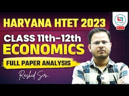 Haryana HTET 2023 PGT Economics - Full Paper Analysis | Careerwill App | #htet #htetpgt #teachingpgt