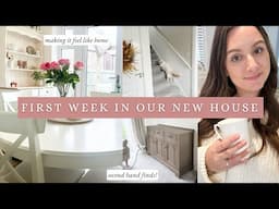 Settling Into Our New Home | finding calm in the chaos, making it feel like home | moving diaries #3