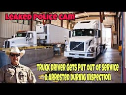 Truck Driver Gets Put Out Of Service & Arrested During Random Inspection 🤯