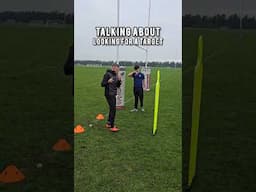 Challenging the Catch, under pressure! Then execute the pass🎯🏉🔥