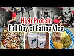 FULL DAY OF EATING HIGH PROTEIN & FULL BODY WORKOUT | IN WITH JEN