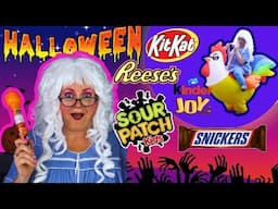 Halloween Reeses Kinder Joy Kit Kat Snickers Twix Sour Patch Granny McDonald's Trick or Treat