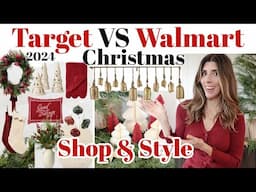 NEW TARGET Christmas Decor 2024 vs Walmart CHRISTMAS Decorating Ideas / Holiday Decor Must Haves