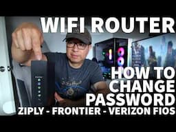 How to Change WiFi Router Name and Password for Ziply Verizon or Frontier - Change WiFi Password