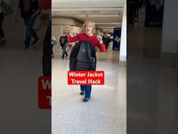 Travel Hack for a Jacket #holidaywithyoutube #travelhacks