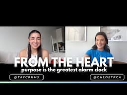 Episode 29: with Taycrums "purpose is the greatest alarm clock"