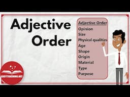 How to Correctly Order Adjectives | EasyTeaching