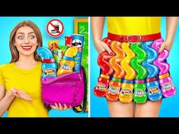 How To Sneak Candy In Class | Funny Moments by Jelly DO Challenge