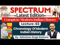 Modern Indian History | Lec-3 | Spectrum book |Chronology Of Modern Indian History | StudyIQ