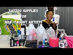 Everything You Need to Start Tattooing as a Self Taught Artist! Best Supplies on a Budget!