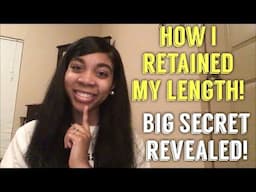 How I Retained My Length While Combing Out My Locs! Big Secret Revealed + Healthy Hair Growth Tips!