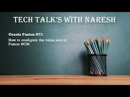 Oracle Fusion #77: How to configure the value sets in Fusion HCM