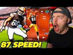 87 SPEED HINES WARD IS UNSTOPPABLE! MADDEN 25 ULTIMATE TEAM NO MONEY SPENT!