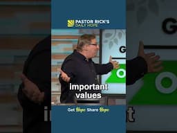 What Matters Most in Your Life? - Pastor Rick’s Daily Hope