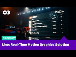 Lino, Real-Time Motion Graphics Solution based on Unreal Motion Design