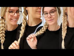 4 Easy & Simple Side Braids For Beginners! Step by Step Talk Through! - BEGINNERS START HERE!!!