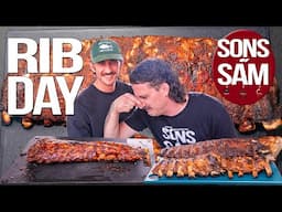 THE SONS OF SAM THE COOKING GUY MAKE RIBS FOR THE VERY FIRST TIME...SUCCESS OR DISASTER??