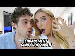 We went engagement ring shopping