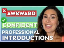 Nervous About Networking in English? Boost Your Confidence with These Professional Intros