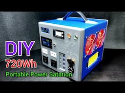 DIY Portable Power Station 720Wh - LiFePO4 battery 12v 60Ah