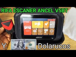 RIFA DE ESCANER AUTOMOTRIZ ANCEL V5BT BIDIRECCIONAL Y BLUETOOTH