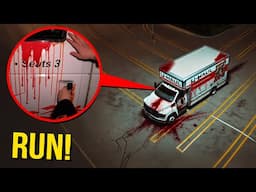 IF YOU EVER SEE THIS MOVING TRUCK WITH BLOOD ALL OVER IT, DRIVE AWAY FAST!! (TRAP)