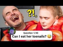 40 Inappropriate Questions with my Girlfriend!