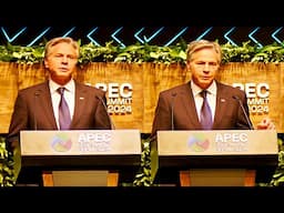 Secretary of State Antony Blinken SPEAKS OUT at APEC Summit in Lima Peru