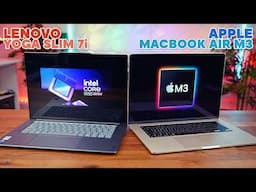 Yoga Slim 7i Aura vs MBA M3 (intel core ultra 258v vs apple silicon m3)