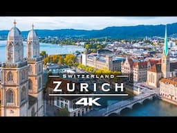 Zurich - Switzerland 🇨🇭 - by drone [4K]