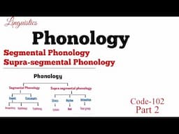 phonology and its branches| segmental and suprasegmental phonology|consonet#semester104#pu#UOS