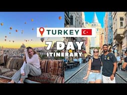 PERFECT 7 DAY TURKEY ITINERARY FOR 2025: Istanbul & Cappadocia in one week | Turkey Travel Vlog