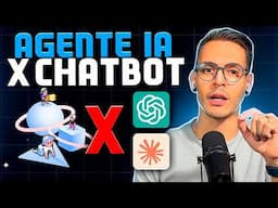 Qual é a Diferença entre AGENTES de IA X CHATGPT e CLAUDE? (CHATBOTS)