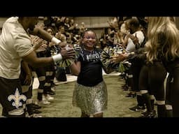 Recap: Miana's Dream with Saints Cheer Krewe | New Orleans Saints