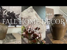 HUGE FALL HOME DECOR HAUL 2024 | HOMEGOODS, H&M HOME AND MORE