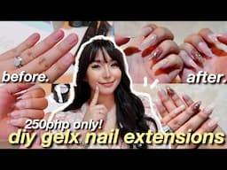 9.9 SHOPEE HAUL + DIY GELX NAIL EXTENSIONS (250php only!) | Ar. Erika Lim