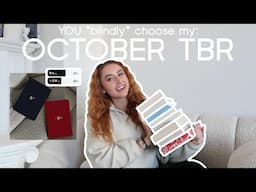 october tbr | followers *blindly* choose my tbr