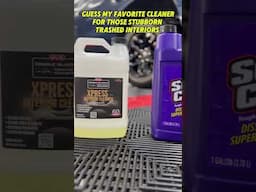 My favorite interior cleaners- auto detailing #cardetailing