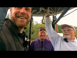 Hot Air Balloon- Fall Color- Prep, Take Off, Flight, Landing