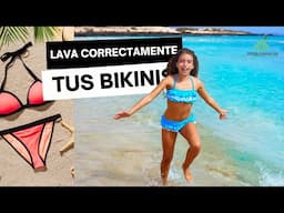 Cómo lavar bikinis o trajes de baño