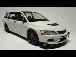 Building a 1:24th scale Alpha Model Mitsubishi Lancer Evo Wagon Full Build