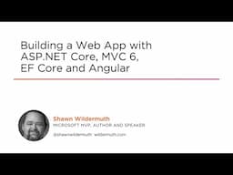 Building a Web App with ASP.NET Core 5, MVC, Entity Framework Core, Bootstrap, and Angular Preview